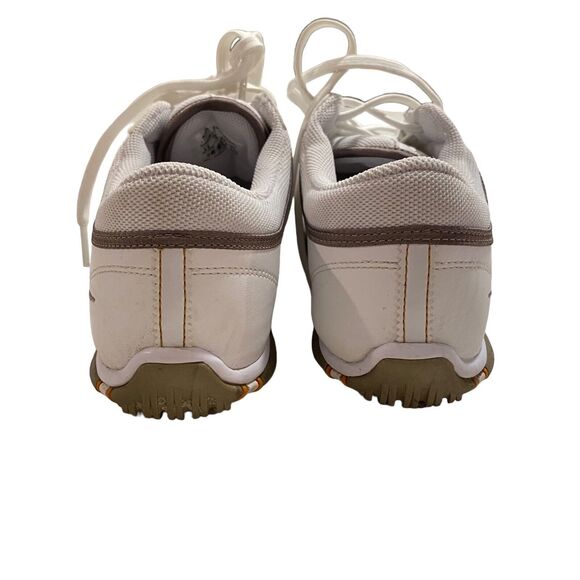 Nike Contact Golf Shoes Women's Sz 6.5 EU 37.5 White Laces Spikes 335938-121 - Picture 4 of 9